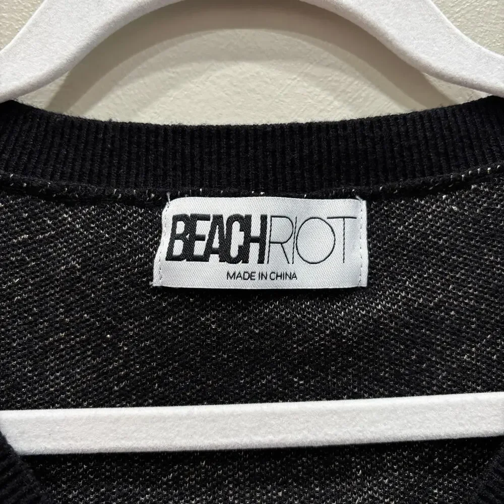 Beach Riot Joey Sweater Moon and Stars Gold Celestial - Size: Small - Picture 5 of 6